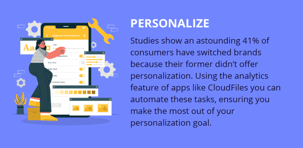 Personalization is the key to success