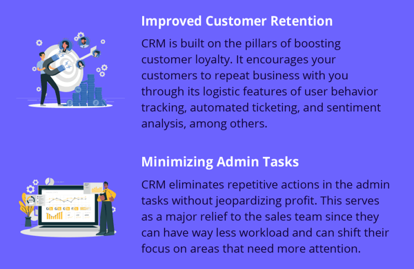 Reducing admin tasks will lead to more focus on value addition tasks