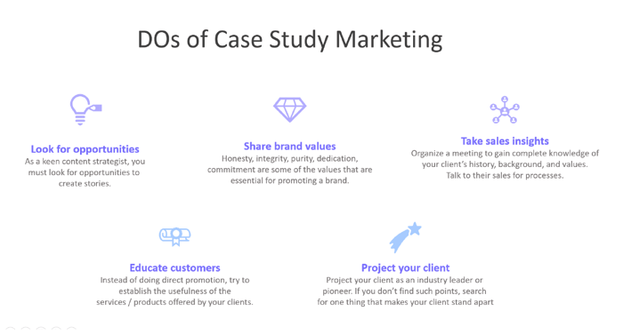 Things to follow for writing an effective customer case study